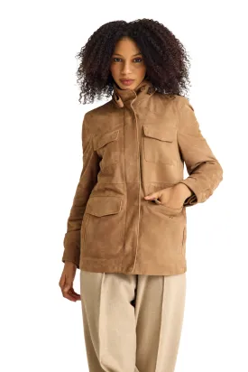 Tan Suede Women's Jacket