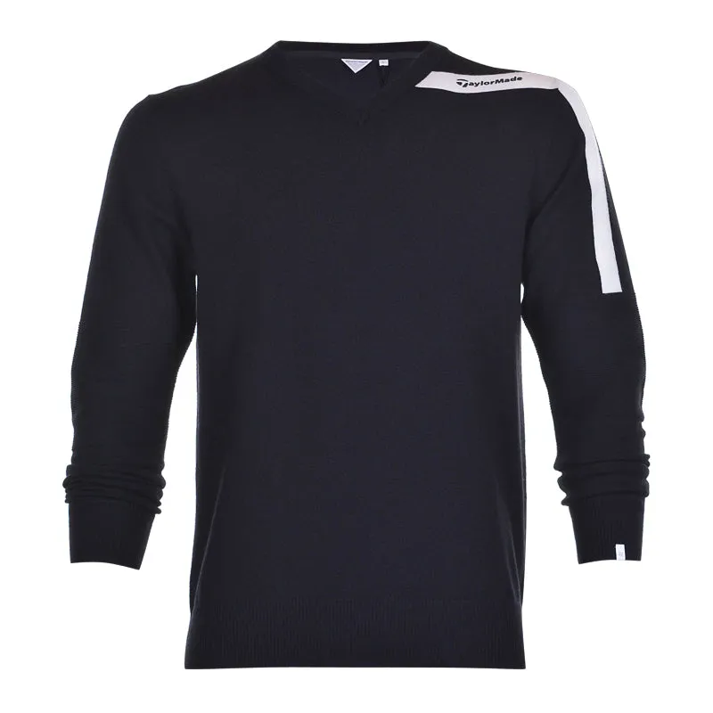 TAYLORMADE Basic V Neck Men's Sweater (Black)