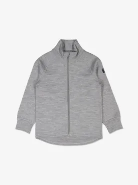 Thermal Terry Merino Kids Zip Top