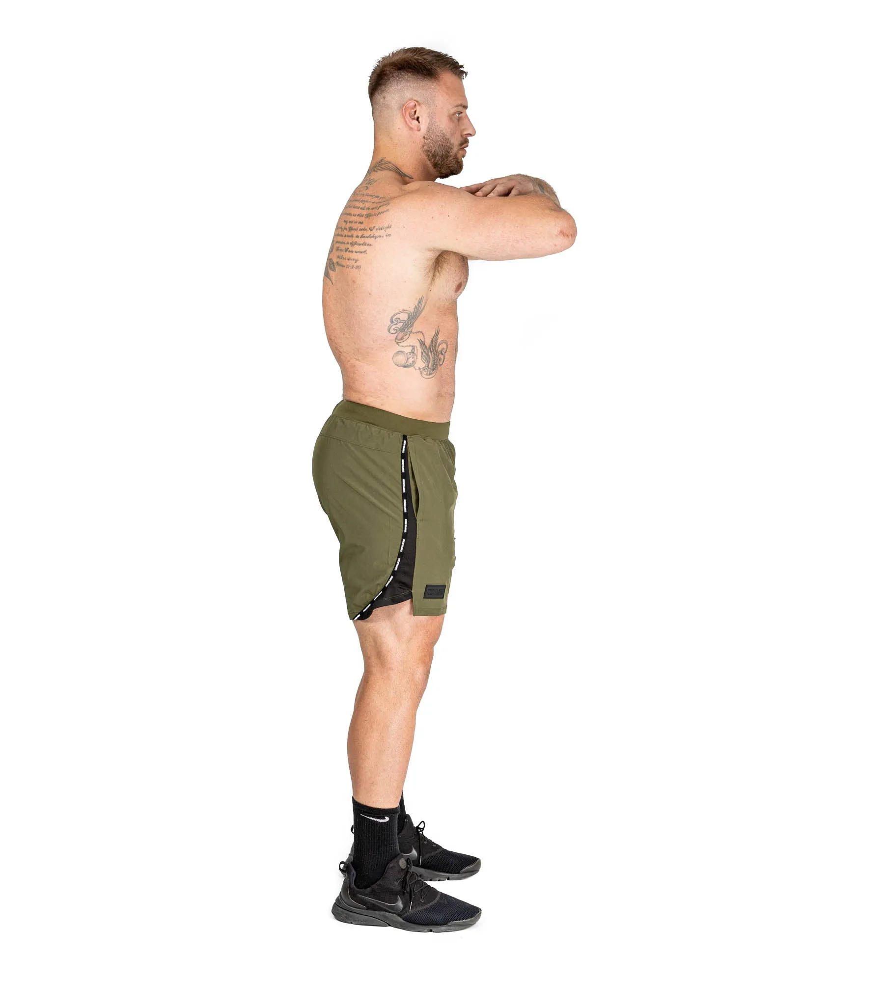 Torque Gym Shorts - Army Green