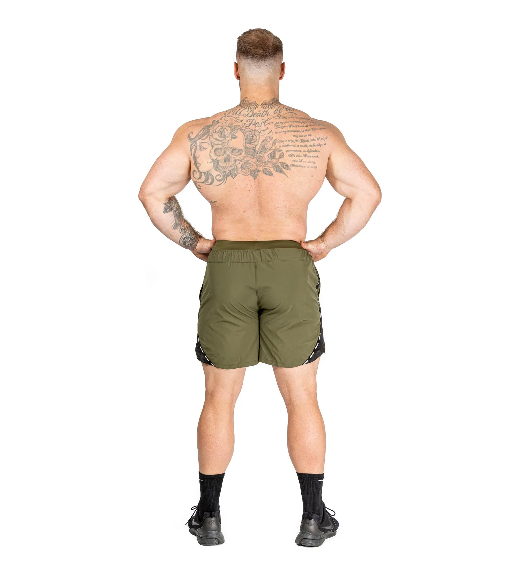 Torque Gym Shorts - Army Green