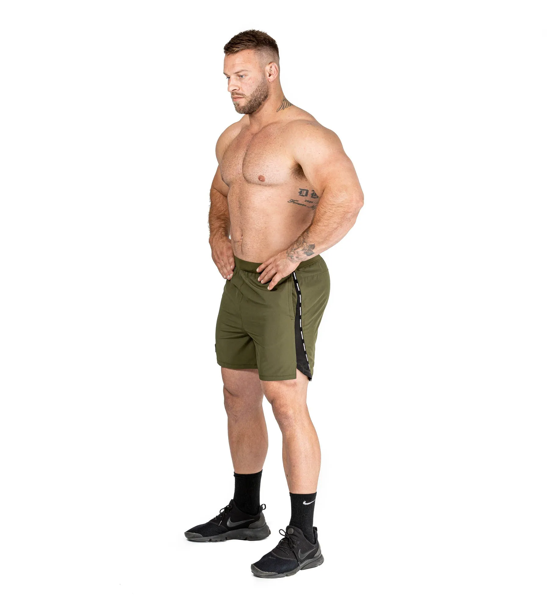 Torque Gym Shorts - Army Green