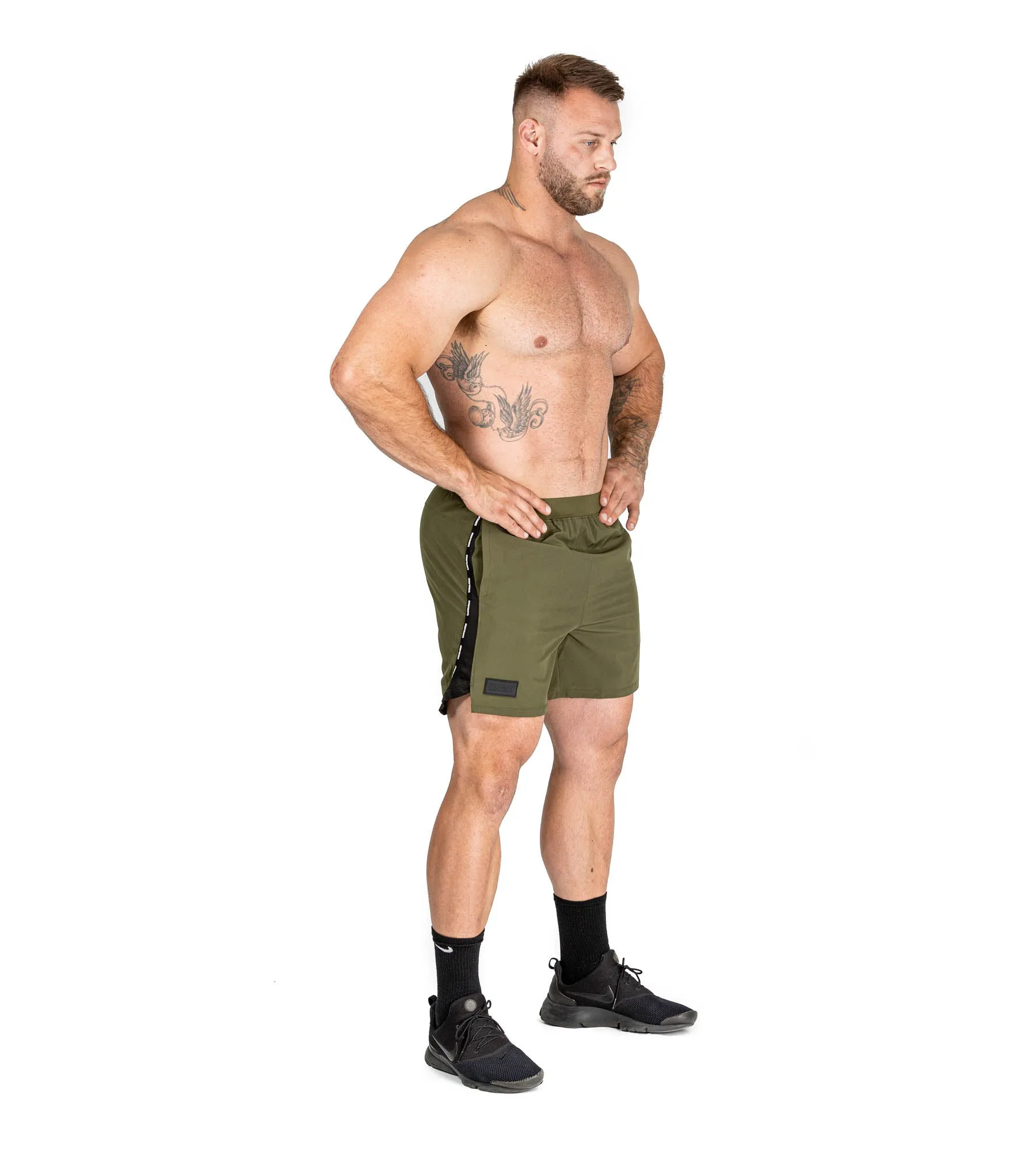 Torque Gym Shorts - Army Green