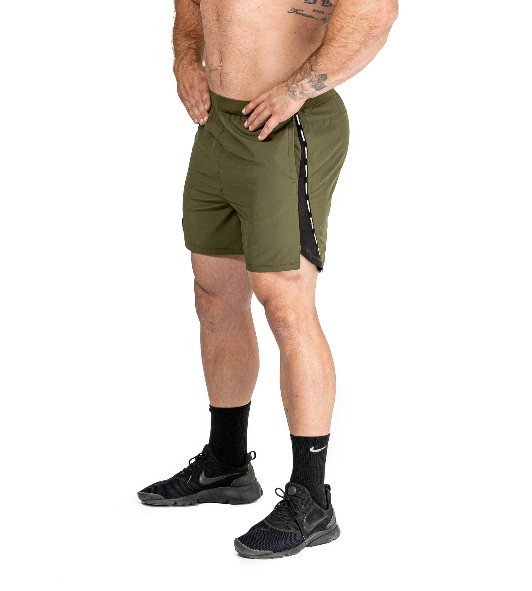 Torque Gym Shorts - Army Green