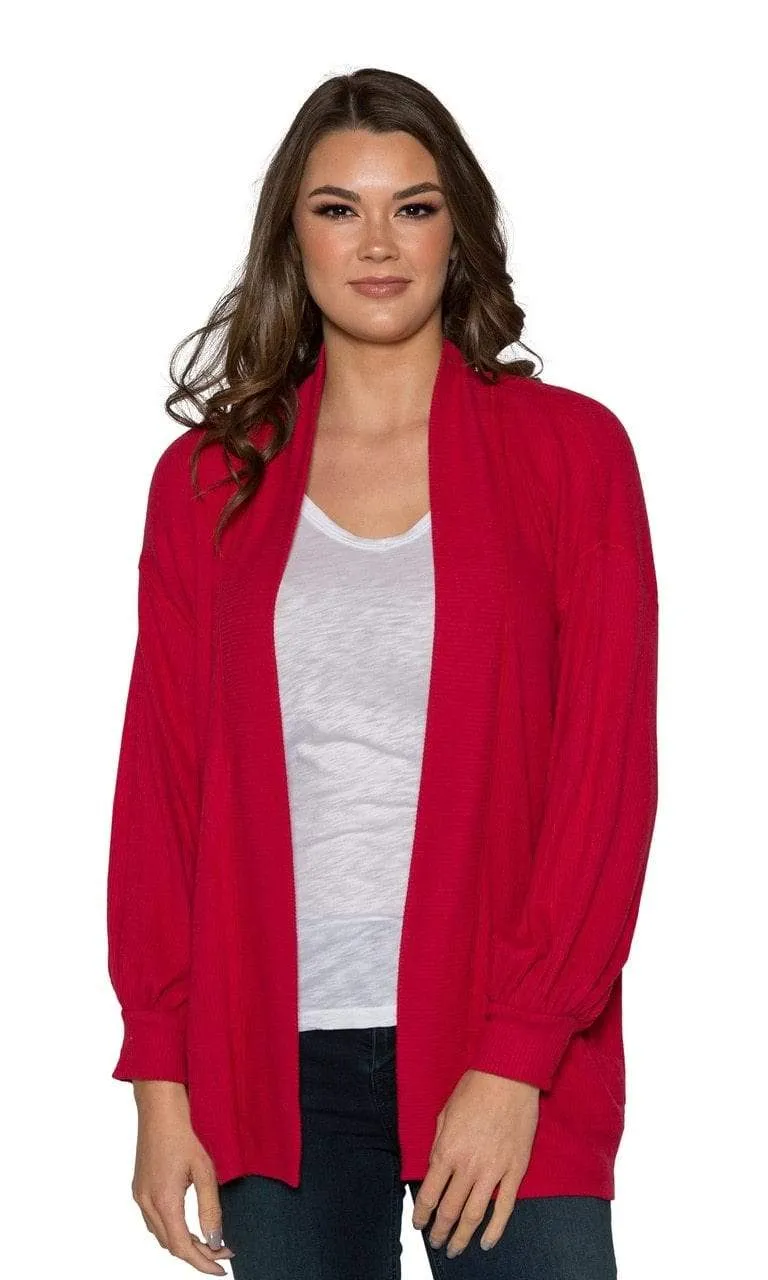 Velvet by Graham & Spencer Nevada Cozy Rib Cardigan