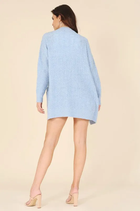 Warm Pale Blue Cardigan