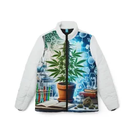 Weed and Science Lovers - Women’s Puffer Jacket (AOP)